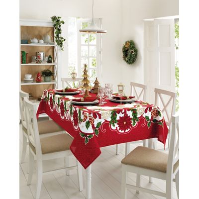 Toalha Mesa Retangular Athenas 140x210cm Natal Dohler Única Natal 91