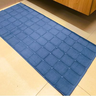 Toalha Piso Delicatta 50x100cm Teka Azul