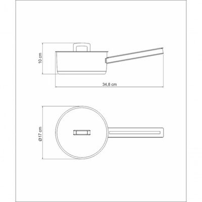 Panela Tramontina Brava 16cm Em Aço Inox