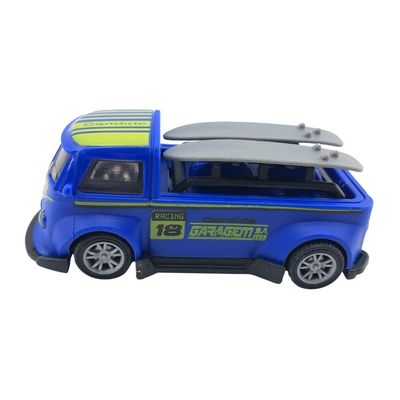Mini Carrinho Pull Back Garagem S.A. Turbo Aventura - Azul