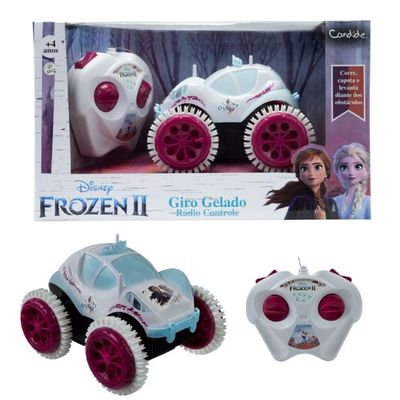 Kit Frozen - Veículo Controle Remoto Giro Gelado + Laptop Infantil Bilíngue