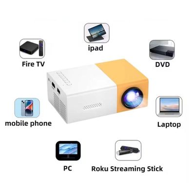 Projetor Led Portátil Hdmi Cinema Em Casa Em Até 60