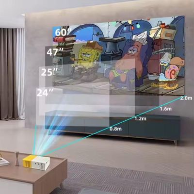 Projetor Led Portátil Hdmi Cinema Em Casa Em Até 60