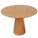 Mesa Cone Redonda 160cm Base Madeira Natural Tampo