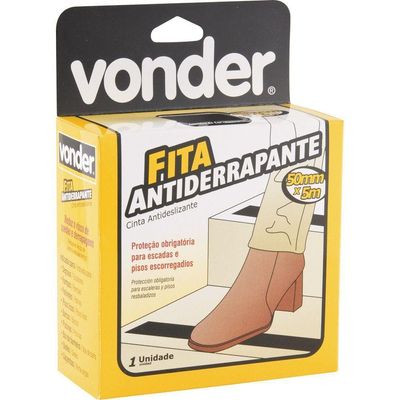 Fita Antiderrapante 50mmx15m Preta Vonder