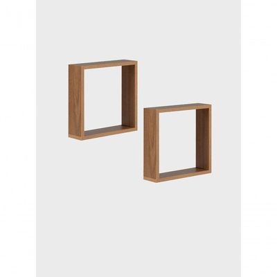 Kit De 2 Nichos 30cm Mdf Freijó - On Móveis