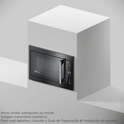 Micro-ondas de Embutir Electrolux 34L Preto Experience com Descongelamento Assistido (ME3BP) 220V