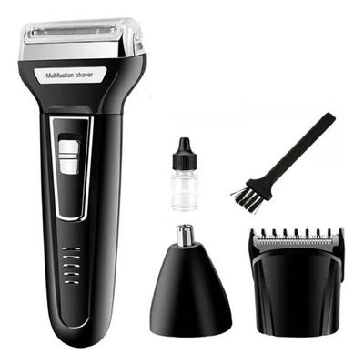 Sto47 - Maquina De Cortar Cabelo Barbeador Aparador 3 Em 1 Eletrico - Beleza