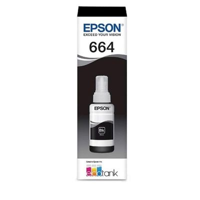 Refil Epson 664 - Preto - 70ml - T664120al