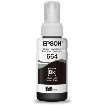 Refil Epson 664 - Preto - 70ml - T664120al