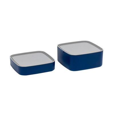 Marmita Com 2 Compartimentos 1,3l Azul