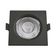 Kit 6 Spot De Led Embutir Slim Mr16 Quadrado 6w Preto Bivolt 3000k Quente