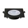 Kit 6 Spot De Led Embutir Slim Mr16 Quadrado 6w Preto Bivolt 3000k Quente