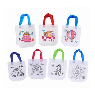 Kit 10 Sacolinhas De Pintar Sacola Lembrancinha Aniversário