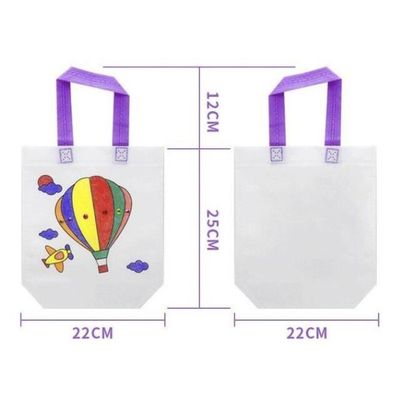 Kit 10 Sacolinhas De Pintar Sacola Lembrancinha Aniversário
