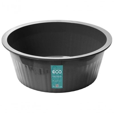 Kit Balde E Bacia Eco Plasvale Preto