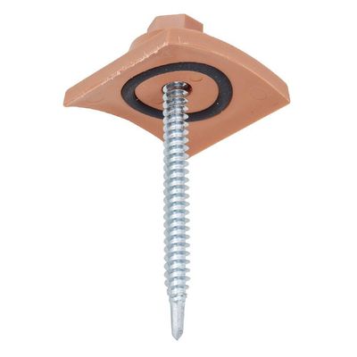 Kit De Vedação E Fixação Para Telha Plan Cerâmica Com 10 Peças - 081180630021 - Permatti