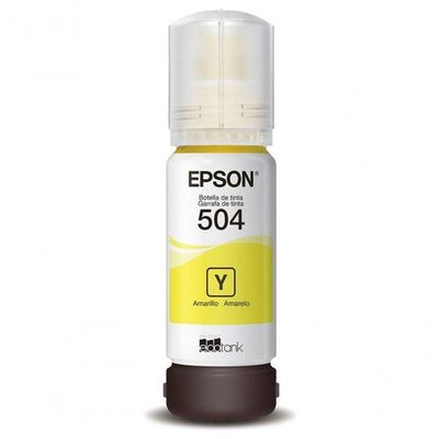 Refil Epson 504 - Amarelo - 70ml - T504420al