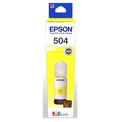 Refil Epson 504 - Amarelo - 70ml - T504420al