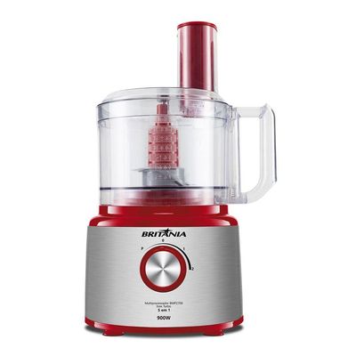 Multiprocessador Britânia 5 Em 1 Inox 900W BMP2700V Turbo 220V