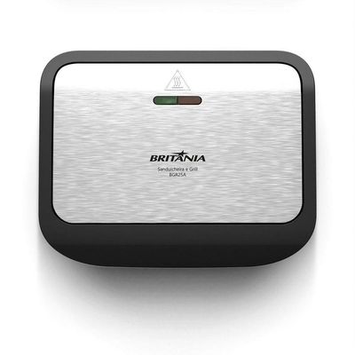 Sanduicheira e Grill Britânia Antiaderente 750W BGR25A 110V