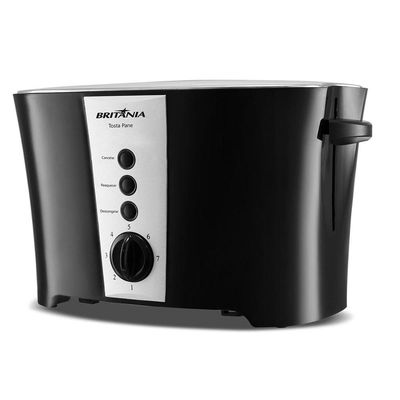 Torradeira Britânia Tosta Pane 3 em 1 Inox 7 Níveis 850W 110V