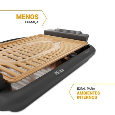 Churrasqueira Elétrica Philco Antiaderente Gold Pcq10a 220v