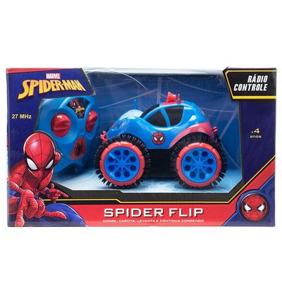 Veículo Controle Remoto Homem-Aranha Spider Flip