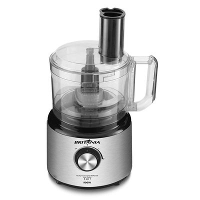 Multiprocessador Britânia 5 Em 1 Inox 900W BMP2700P Turbo 220V