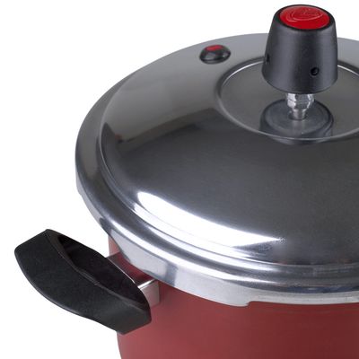 Panela de Pressão Marcolar Antiaderente Fechamento Externo Vermelha 4,5L