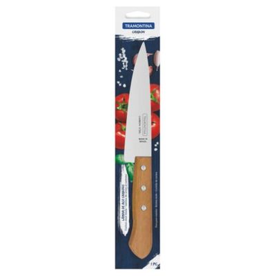 Faca Peixeira Tramontina 6" Com Lâmina De Aço Carbono E Cabo De Madeira