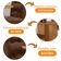 Mesa Olimpia 120 Mdf Canto Copo E Com 4 Cadeiras Carol Veludo Marrom Naturalle