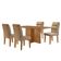 Mesa Olimpia 120 Mdf Canto Copo E Com 4 Cadeiras Carol Turim 07 Naturalle