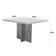 Mesa Olimpia 90 Mdf Canto Copo E Com 4 Cadeiras Athenas Veludo Capuccino Naturalle