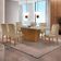 Mesa Sala De Jantar Aida 180cm E 6 Cadeiras Melissa Moderna Turim 07/off White/imbuia