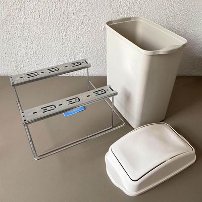 Kit Gaveta Aramada Fruteira 28x31cm Lixeira Deslizante Cozin