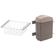 Kit Gaveta Aramada Fruteira 28x31cm Lixeira Deslizante Cozin