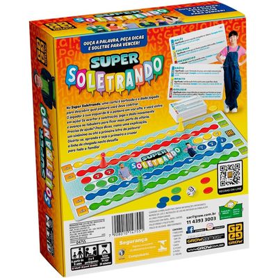 Jogo De Carta Super Soletrando - Grow