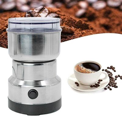 Moedor Triturador De Cafe Sementes Eletrico Aço Inox Mini 200w Voltagem:110v