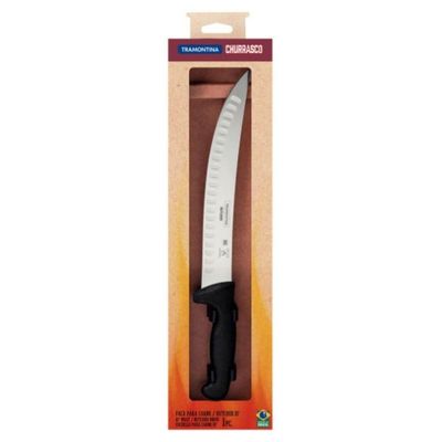 Faca Para Carne Butcher Com Lâmina Em Aço Inox E Cabo Em Polipropileno Preto 10