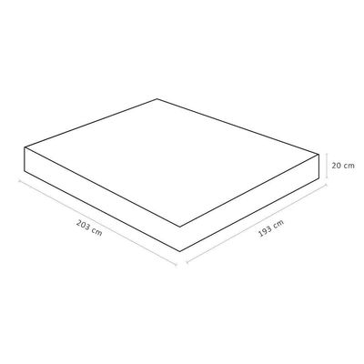 Colchão Light D45 – Super King (193x203x20) - Ortobom