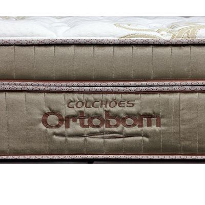 Cama Box E Colchão Gold Ultra Gel – Queen Size (158x198) - Ortobom