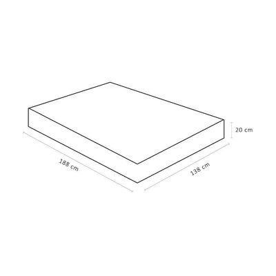Colchão Iso Duplo Conforto – Casal (138x188x20) - Ortobom