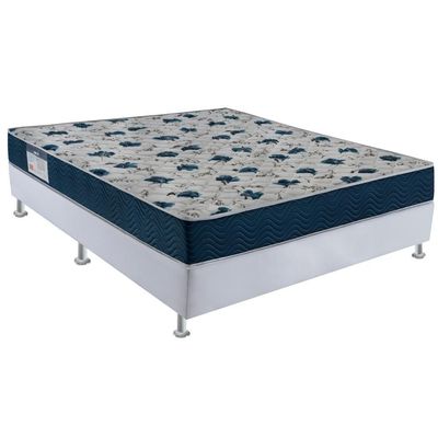 Cama Box E Colchão Iso 60 D28 – Viúva (128x188) – Ortobom