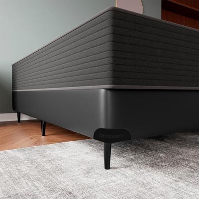 Base Sommier Preto Viúva (128x188x23) - Ortobom