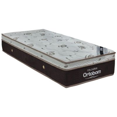 Cama Box E Colchão Sleep King – Solteiro (88x188) – Ortobom