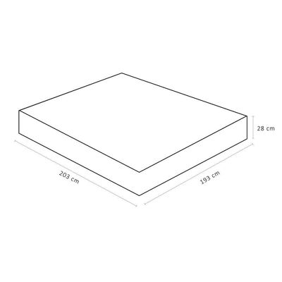 Colchão Highfoam – Super King (193x203x28) - Ortobom