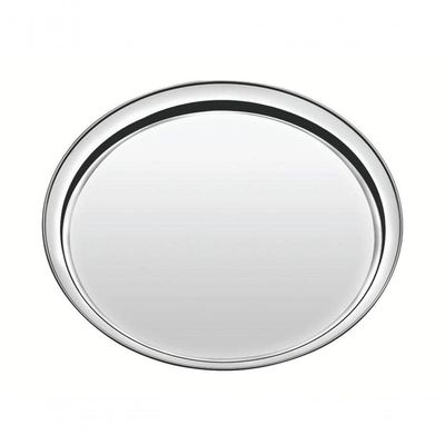 Bandeja Redonda Tramontina Service 40cm Em Aço Inox