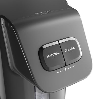 Purificador Electrolux Eletrônico Compacto Efficient Painel Mecânico Bivolt Cinza (PE15X) Bivolt