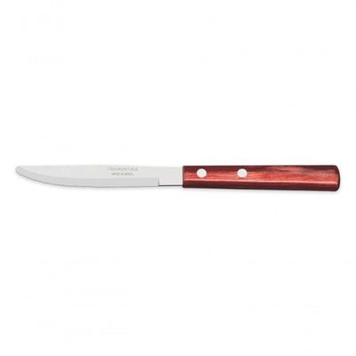 Faca De Sobremesa Tramontina 3 Polywood Vermelho